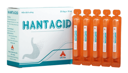 Thuốc Hantacid CPC1HN điều trị rối loạn tiêu hóa, điều trị triệu chứng của trào ngược dạ dày - thực quản (20 ống x 10ml)